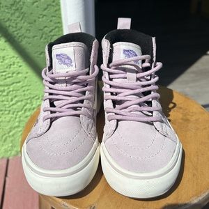 VANS Sk8-Hi MTE-1 Kids Size 3 Shoes Orchid Ice Leopard Primaloft Sneakers